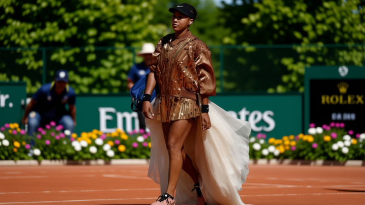 Naomi Osaka chooses another bold French Open outfit after ‘fashion show’ criticism