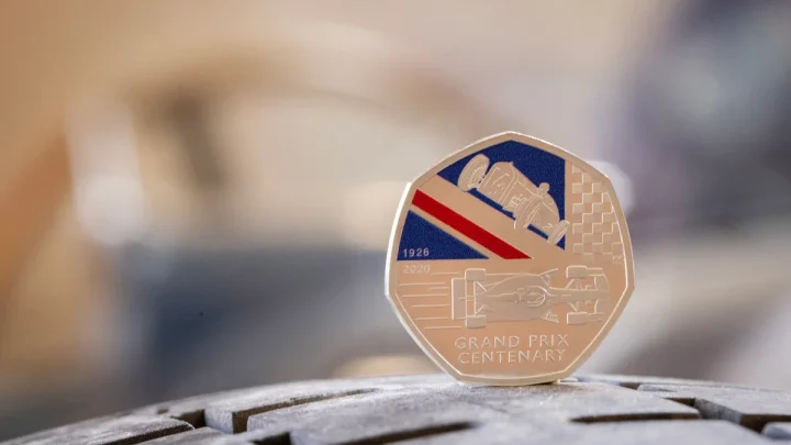 New Royal Mint 50p coin celebrates 100 years of British racing history ahead of Silverstone GP