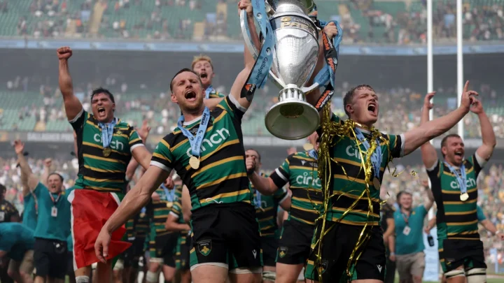 Northampton secure Gallagher Prem with comeback victory over Exeter