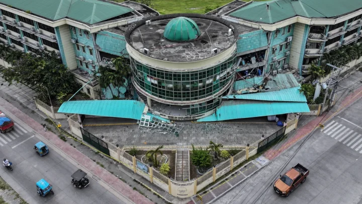 Philippines struck by aftershocks after devastating earthquake leaves 45 dead
