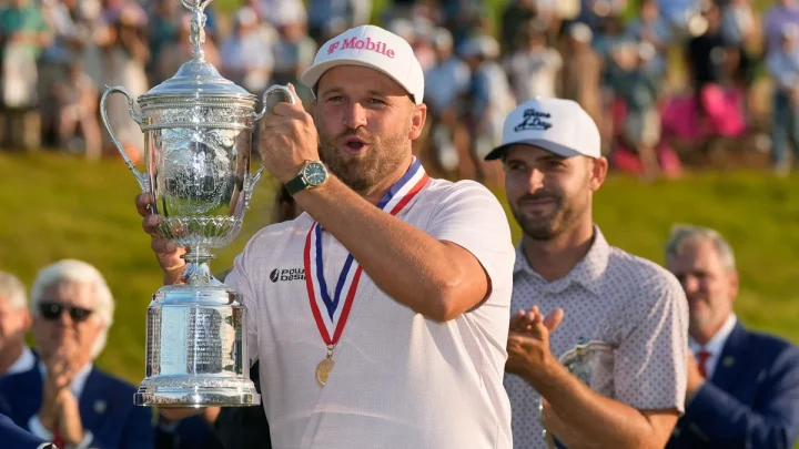 Wyndham Clark survives final-round scare to win US Open at Shinnecock Hills