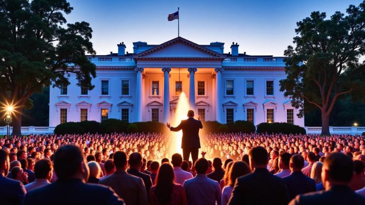 Crowd sings happy birthday to Trump at UFC fight on White House lawn