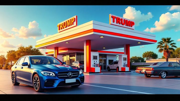Trump pressures gas stations to slash their prices ‘immediately’
