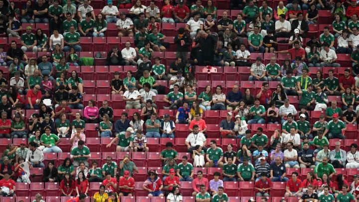 FIFA blames empty seats at World Cup match in Mexico on fans in the concourses