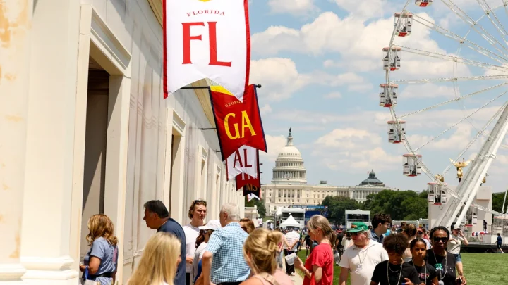 Trump’s America State Fair gets off to rough start as power issue melts ice cream in food tent
