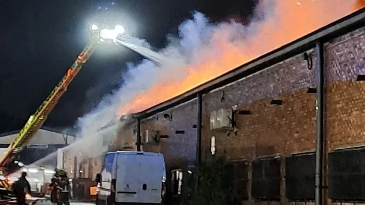 Huge London warehouse fire forces 70 residents to be evacuated as blaze rages