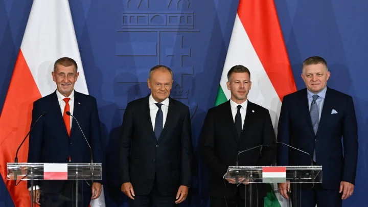 Leaders of four Central European countries meet in Hungary to reboot regional group