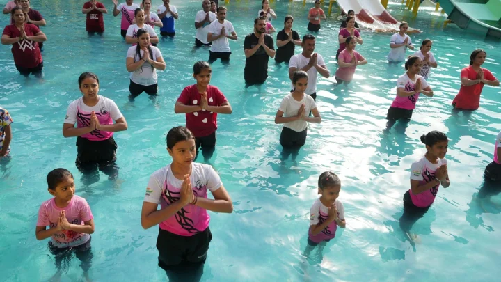 Photo highlights from the International Yoga Day