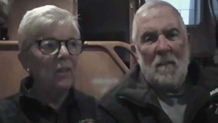 British retired couple recall ‘scary’ moment Russian warship fired warning shots near their yacht in Channel
