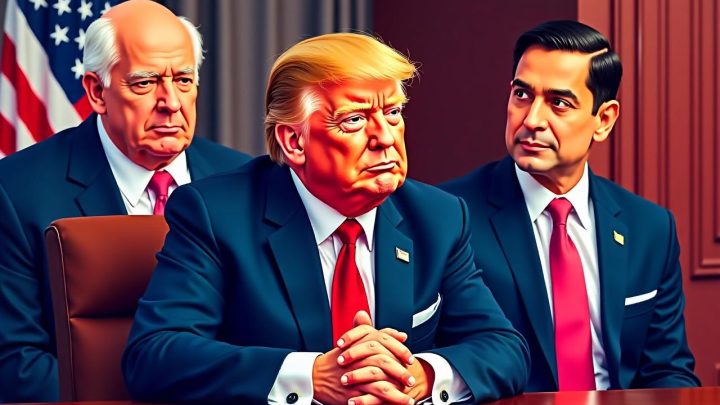 Trump grilled Murdoch on whether he preferred Vance or Rubio – as they were all sat together, report says