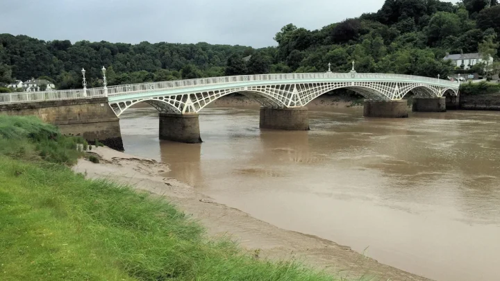 Historic bridge linking Wales and England has finally reopened – but could quickly be forced to close again
