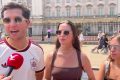 Buckingham Palace without the King? Royal tourists react