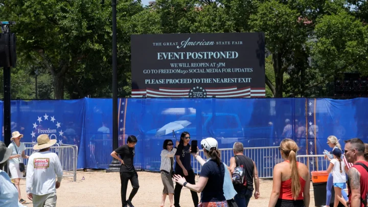 July 4 live: Trump’s ‘Great’ American State Fair emptied out as severe heat spoils the fun