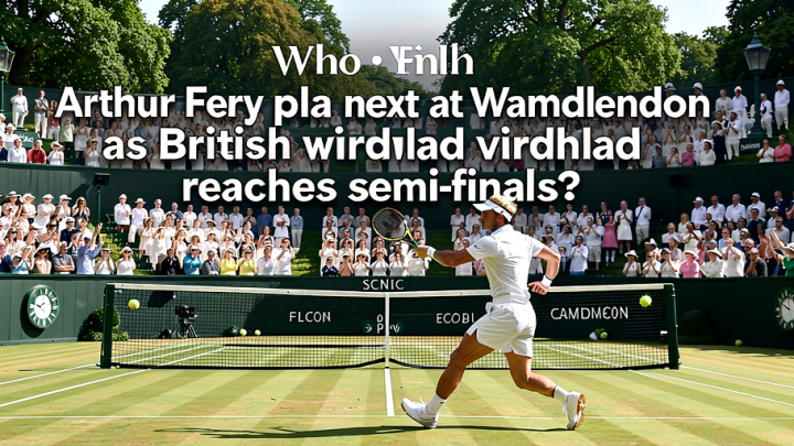 Who will Arthur Fery play next at Wimbledon as British wildcard reaches semi-finals?