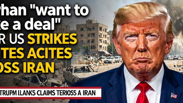 Trump claims Tehran ‘want to make a deal’ after US strikes 90 sites across Iran