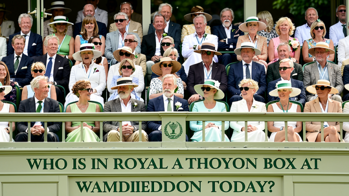 From Hugh Laurie to Louis Theroux: Who is in the Royal Box at Wimbledon today?
